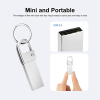 Flashdisk Mini USB Metal Tahan Air Laris Manis 64GB Pendrive 32gb 64gb 128gb 256Mb USB Memorias