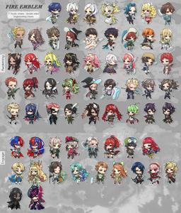 OEM ODM Anime Fire Emblem Standees 280 Personnages Disponibles Précommande - Product Image 6