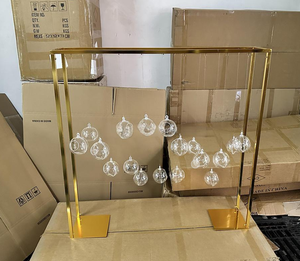Soporte rectangular <span class=keywords><strong>de</strong></span> flores doradas, soportes cuadrados, pieza central <span class=keywords><strong>de</strong></span> boda, centros <span class=keywords><strong>de</strong></span> mesa <span class=keywords><strong>de</strong></span> boda, soporte <span class=keywords><strong>de</strong></span> flores para mesa <span class=keywords><strong>de</strong></span> boda larga - Product Image 6