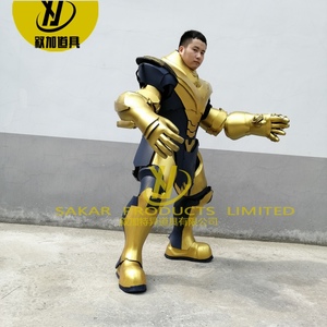 Tamaño real adulto personalizado hecho a mano usable realidad superhéroes Cosplay <span class=keywords><strong>Batman</strong></span> traje Thanos Hulk disfraz Cosplay adulto Robot disfraz - Product Image 4