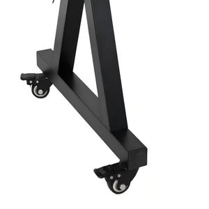 Double Layer Z Shape <b>Keyboard</b> Stand <b>With</b> Wheel Brake Caster Heavy Duty Adjustable Digital Piano Stand For 61 88 <b>Keys</b> Synthesizer - Product Image 6