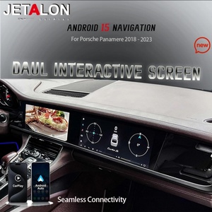 หน้าจอคู่ สำหรับ Porsche Panamera 2017-2023 เครื่องเล่นวิดีโอมัลติมีเดียระบบนำทาง GPS เครื่องเสียงติดรถยนต์ วิทยุในรถยนต์ รองรับ Carplay เครื่องบันทึกเทป - Product Image 2
