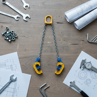 Pince de levage pour fût d'huile de 0,5 tonne, conception spéciale pour fût en acier, levage et manutention sûrs et efficaces dans les ateliers industriels