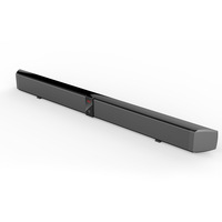 Barres de son Vofull de 16 pouces avec télécommande, entrées optique, coaxiale, AUX, carte TF, haut-parleur sans fil, barre de son audio domestique pour TV