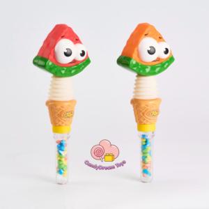 Sifflet en plastique en forme de fruit de dessin animé amusant, bonbons durs en forme de pastèque à agiter, jouets promotionnels, cadeaux <span class=keywords><strong>surprise</strong></span> pour enfants - Product Image 4
