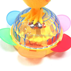 Gallo in Piedi con Girasole Rotante, Luci Colorate e Musica, Meraviglioso Giocattolo Elettronico per Bambini - Product Image 4