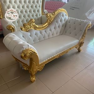 웨딩 소파 나무 조각 백조 왕좌 리셉션 웨딩 소파 의자 - Product Image 4