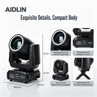 Projecteur LED mobile 100W avec anneau lumineux LED DMX512 pour scène, discothèque, KTV et soirées - Vente en gros usine