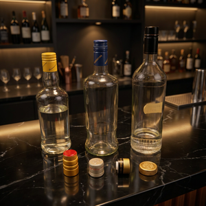 Capsules en plastique et aluminium Source Factory 500 ml pour vin et vodka avec bouchon de contrôle de débit pour whisky et spiritueux - Product Image 4