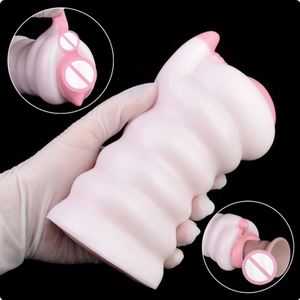 Masturbador Masculino de Doble Canal con Diseño Realista de Vaca, Copa de Masturbación, Juguetes Sexuales, Muñeca Realista, Ejercitador de Pene - Product Image 4