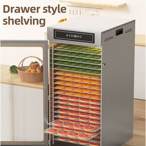 Thương mại 20 khay công suất lớn thực phẩm dehydrator Máy sấy trái cây ớt rau Máy sấy thực phẩm để bán trái cây mất nước máy móc - Product Image 3