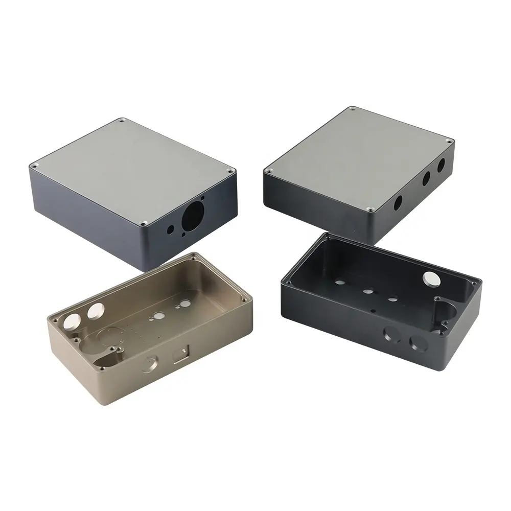 Präzisions-CNC-Gitarren effekt pedal aus Aluminium legierung mit Micro Machin ing Services Rapid Prototyping-Produktions kapazitäten
