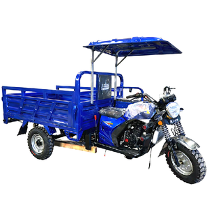 New Power Three Wheeled <b>Gasoline</b> Motorized Closed Body Self Dumping Cargo Freight Vehicle - Product Image 1