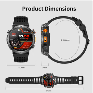 Reloj Inteligente HT42 con GPS, Pantalla Grande de 1.7 Pulgadas, Correa Deportiva para Exteriores, Resistente al Agua HT42 3ATM - Product Image 4
