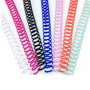 Cincin Spiral Plastik 1/2 Inci, Cincin Pengikat Plastik Spiral Hijau - Product Image 2