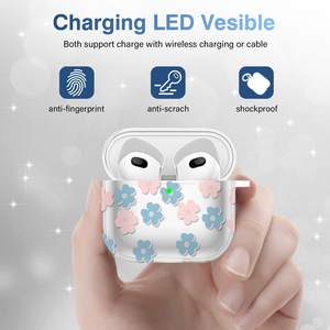 Nouvelle <span class=keywords><strong>coque</strong></span> transparente en TPU à paillettes pour Pro <span class=keywords><strong>2</strong></span>, compatible avec la 4ème génération, <span class=keywords><strong>coque</strong></span> intégrale pour écouteurs, non moulée sur mesure - Product Image 3