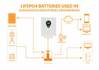 Système de stockage de batterie domestique Felicity Solar PV Plus 24V 100Ah LiFePO4 avec garantie de 5 ans et sortie de 3000W