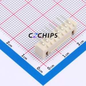 BX-HA2.54-8PWZ-GW Wire-to-Board Pin Header Bent Lead Through Hole,P=2.5mm Connector 1x8P 2.5mm Right Angle Insert 8P - Product Image 2