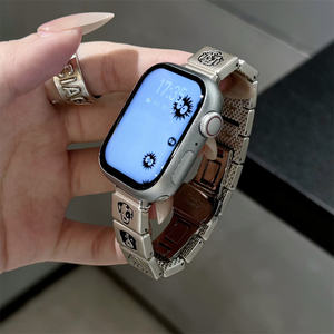 <span class=keywords><strong>Bracelet</strong></span> en acier inoxydable mignon Kawaii Cartoon Little Dog pour <span class=keywords><strong>Apple</strong></span> <span class=keywords><strong>Watch</strong></span> Band 38mm 40mm 41mm <span class=keywords><strong>42mm</strong></span> 44mm 45mm 49mm <span class=keywords><strong>Bracelet</strong></span> en chaîne pour <span class=keywords><strong>femme</strong></span> - Product Image 3