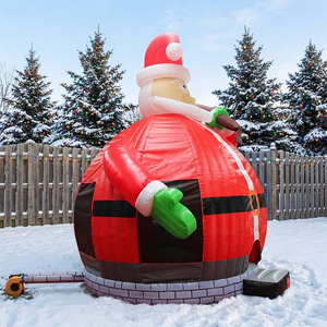 WINSUN Indoor CE PVC Santa Claus Jumper Inflatable Jumping Castle & Trampoline with Customizable Size - Product Image 1