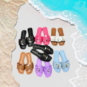 Nouvelles sandales plates confortables pour femmes, tendance décontractée, pour l'extérieur et la plage, collection Printemps-Été 2026 - Product Image 3