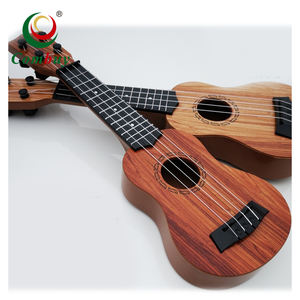 Guitarra de dibujos animados de gran tamaño para niños, <span class=keywords><strong>ukelele</strong></span> de juguete con música - Product Image 1