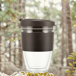 Mug de voyage <span class=keywords><strong>à</strong></span> double paroi <span class=keywords><strong>Bodum</strong></span> Joy Cup 8/12 oz, écologique, eau bouillante directement du robinet, plastique, passe au lave-vaisselle, pour adultes - Product Image 4