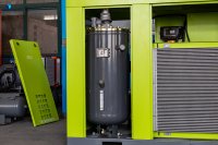 Compresseur d'air à vis basse pression CCSZ37D 37kW 50HP 4bar 58psi 10m³/min 353cfm 12V CA pour le transport de ciment et de cendres volantes