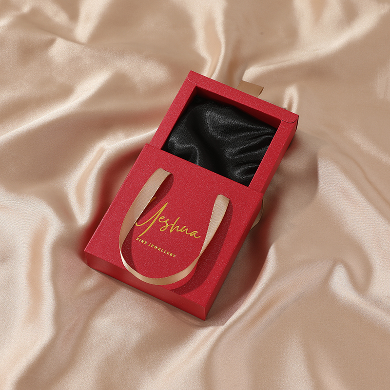 Red with satin
