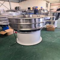 Tamis vibrant rotatif en acier inoxydable, machine de tamisage circulaire pour le classement des poudres et granulés, élimination des impuretés