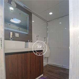 Baño Portátil Moderno y Ecológico para Exteriores, Ducha de Acero Inoxidable para Caravana, Inodoro Móvil de Lujo para Remolque - Product Image 2