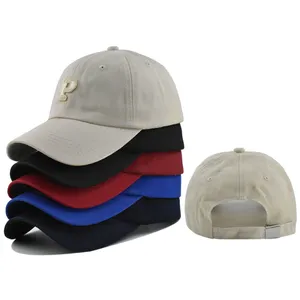하이 퀄리티 6 패널 곡선 챙 면 트릴 남성 모자 남여 공용 야구 모자 모자 사용자 정의 자수 로고 일반 야구 모자