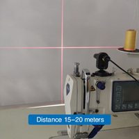 Laser de positionnement à ligne rouge pour la découpe de vêtements, le marquage transversal et les machines à coudre, avec aimant