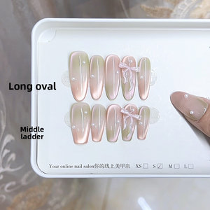 <span class=keywords><strong>Ongles</strong></span> en gel acrylique carrés courts et doux, faits à la main, pour l'été – Vente en gros de faux <span class=keywords><strong>ongles</strong></span> artificiels - Product Image 6