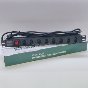 Vente directe usine – Unité de distribution d'alimentation (PDU) en rack métallique 8 prises brésiliennes IP20 250V avec interrupteur - Product Image 3