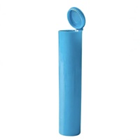Tubes de stockage en plastique PET de 98 mm, à fermeture à pression, à l'épreuve des enfants, fournisseur Alibaba très bien noté