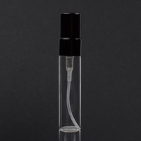 Vente chaude 2ml / 5ml / 8ml / 10ml atomiseur bouteilles d'échantillon de parfum en verre bouteille cadeau de parfum en verre cosmétique