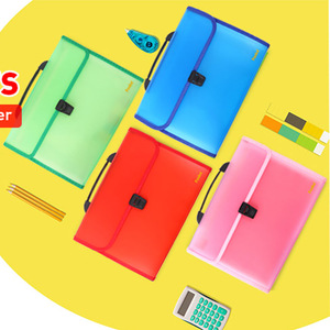 Foska không thấm nước & chống bụi Mở rộng thiết kế 13 túi tài liệu lưu trữ giấy thư mục với nhãn cho A4 Kích thước giấy - Product Image 6