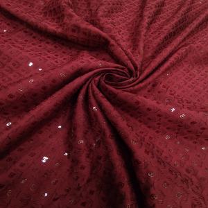 Tela de Seda Cruda de Poliéster Marrón Sólido de Primera Calidad, Suave, Transpirable, de Secado Rápido, Ligera, Multiusos, para Acolchado y Costura - Product Image 1