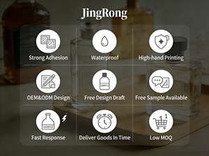 Etiquetas Metálicas Redondas Personalizables con Logotipo en Relieve 3D, Resistentes al Agua, <span class=keywords><strong>para</strong></span> Botellas de Velas, con Diseño Circular Cromado - Product Image 4