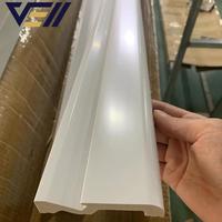 VELL Profilé de plinthe en polystyrène blanc apprêté en gros, moulure de plinthe murale en PVC