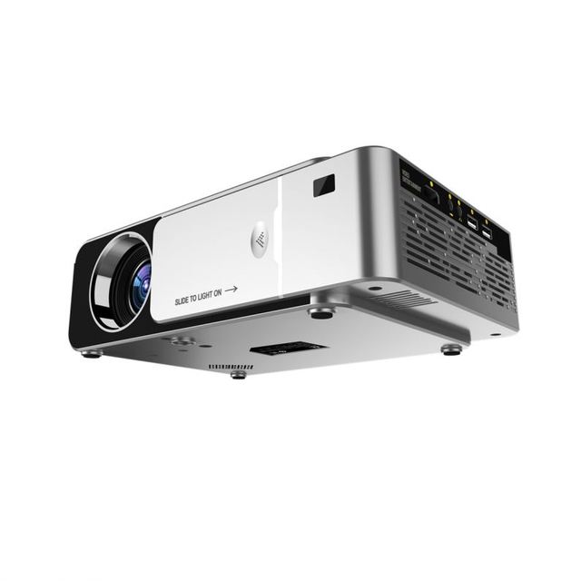 Digital Home Movie LED HD Mini LCD Projector with Built-in Speakers for Mobile Phone Projection 30-200 Inches Portable