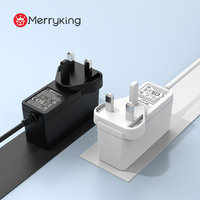 Adaptateur secteur AC/DC Merryking Factory avec certificats CE, UL, BS, UKCA, alimentation 5V 12V 1A 2A 3A 6A 9A 10A pour petit ventilateur