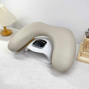 New Product Russian Style Professional Nail Salon U-shaped Nail Salon Leather Armrest Foldable Hand Pillow Cushion Nail Supplies - Product Image 1