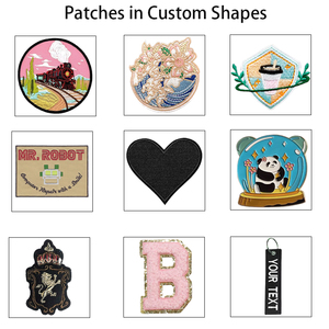 Logo con stampa riflettente con ricamo a stampa termica <span class=keywords><strong>Patch</strong></span> con gancio e passante posteriore per cappelli con nome personalizzato realizzato in ferro ricamato su toppe - Product Image 2