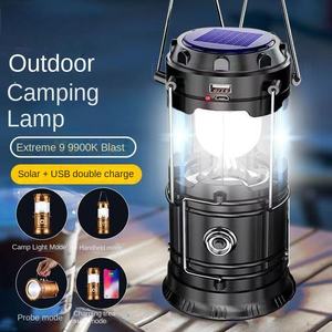 Linterna LED Plegable Recargable con Energía Solar para Exteriores, Lámpara Portátil para Camping, Jardín y Tiendas de Campaña, DC - Product Image 2