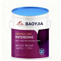 Peinture universelle à base d'eau polyvalente en acrylique pur de qualité supérieure pour murs, bois et métal avec application facile au pinceau
