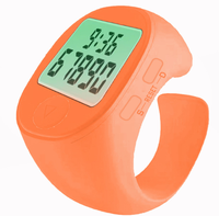 Anneau de doigt Compteur de doigts Temps lumineux Même écran Bouton muet Compteur Tally Counter Tasbih