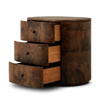 Table de chevet de luxe avec tiroirs et rangement, meuble d'appoint minimaliste pour chambre à coucher