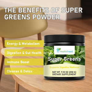 Polvo de Superverdes Más Vendido, Contiene Polvo de Agave Azul con Polvo de Manzana, Polvo de Superverdes para la Digestión y la Salud Intestinal - Product Image 3